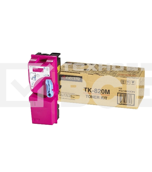 Картридж лазерный Kyocera-Mita TK-820M пурпурный для FS-C8100DN 7000стр.