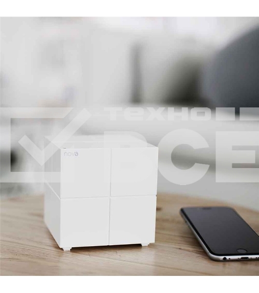 Маршрутизатор Tenda nova MW6 (2 роутера) АС1200 Двухдиапазонная Wi-Fi Mesh система, 2 порта gigabit ethernet RJ45