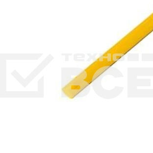 Трубка термоусадочная 3.0/1.5 1м желт. Rexant 20-3002