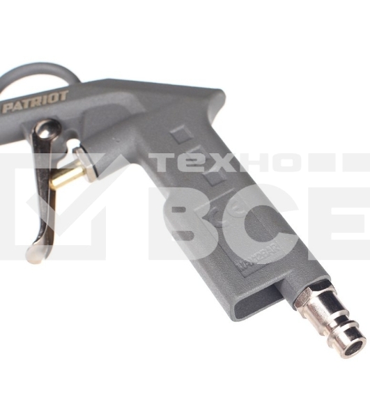 Пистолет продувочный PATRIOT GH 60B10бар 400л/мин длина сопла200мм быстросъем