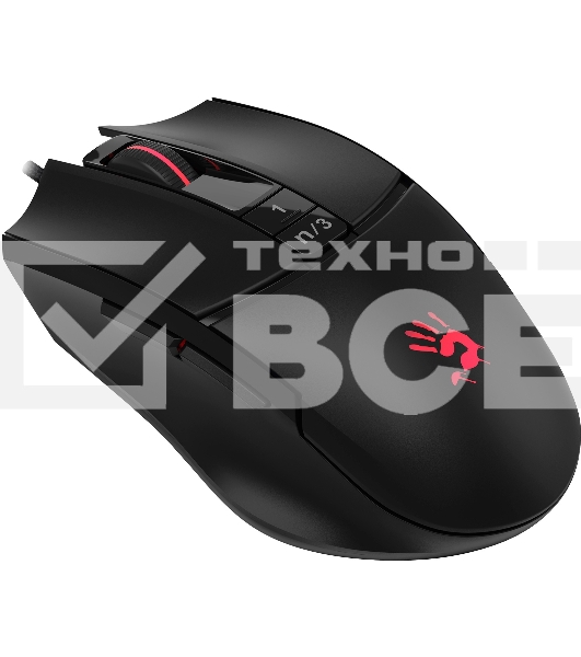 Мышь проводная A4Tech Bloody L65 Max черный, 12000 dpi, USB, кнопки - 7