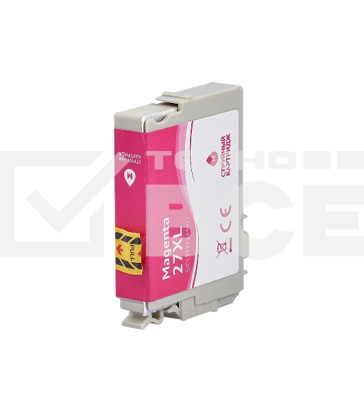Струйный картридж Sakura C13T27134022 (27XL Magenta) для Epson, пурпурный, 14,6 мл., 1100 к.