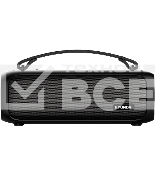 Портативная колонка Hyundai H-PS1020 черный 16W 2.0 BT 10м 1500mAh
