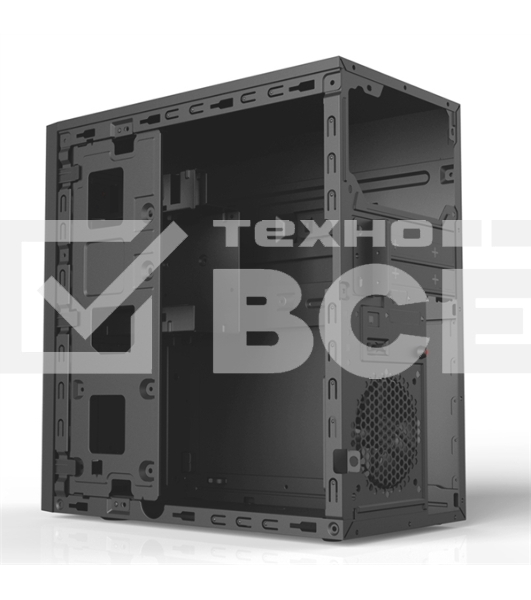 Компьютерный корпус POWERMAN EK303BK PM-450SFX U3.0*2+TypeC+combo Audio POWERMAN 6154288