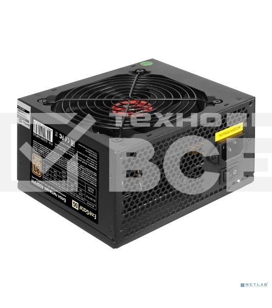 Блок питания ExeGate 400PPH-OEM (EX292159RUS-OEM), 400Вт, 80 PLUS Bronze, 120мм, черный
