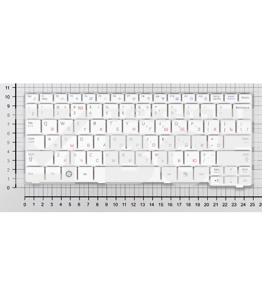 Клавиатура для ноутбука Samsung N140 N150 N145 N144 N148, белая