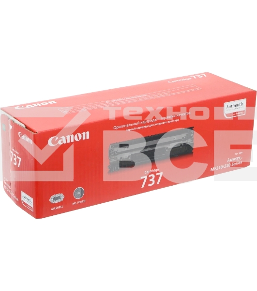 Картридж лазерный Canon 737 (9435B004) черный (2400 стр.) для Canon MF 211/212w/216n/217w/226dn/229dw/232w/237w/244dw/247dw/249dw