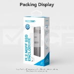 Корпус для SSD Vention USB 3.1 Gen 2-C M.2 NGFF (B-Key/B&M Key) Серый, фото16