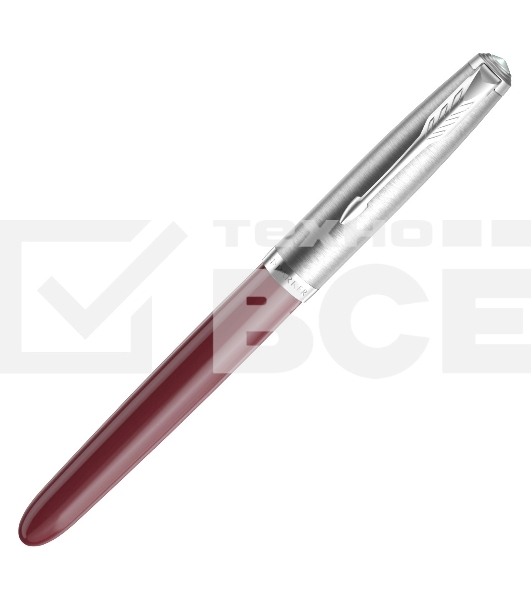 Ручка перьевая Parker 51 Core (CW2123496) Burgundy F сталь нержавеющая подар.кор.