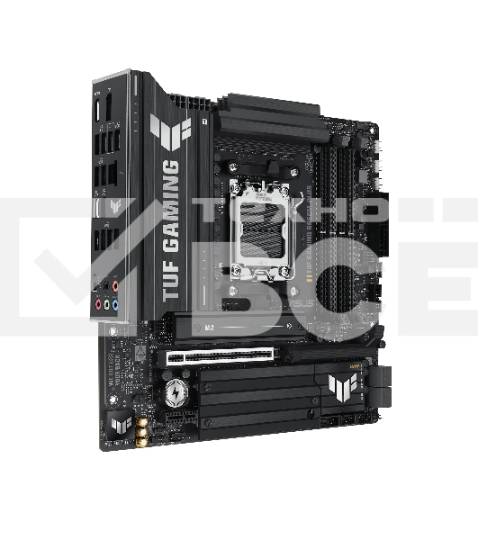 Материнская плата ASUS TUF Gaming B850M-Plus, AM5, AMD B850, 4xDDR5, 4xSATA, 3xM.2, 1xPCIe 5.0 x16, 1xPCIe 4.0 x4, 1xPCIe x1, 1xDP, 1xHDMI, 1x2.5Gb LAN, 4xUSB 2.0, 4xUSB 3.2 Gen 1, 3xUSB 3.2 Gen 2, 1xUSB-C, 3x3.5 мм, 7.1, mATX
