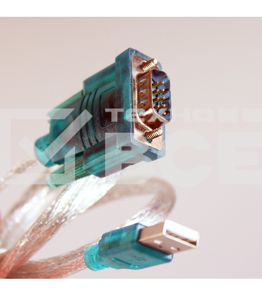 Кабель AM/Com port 9pin 1.2м VCOM адаптер USB -> RS232, DE9P (добавляет в систему новый COM порт), VUS7050