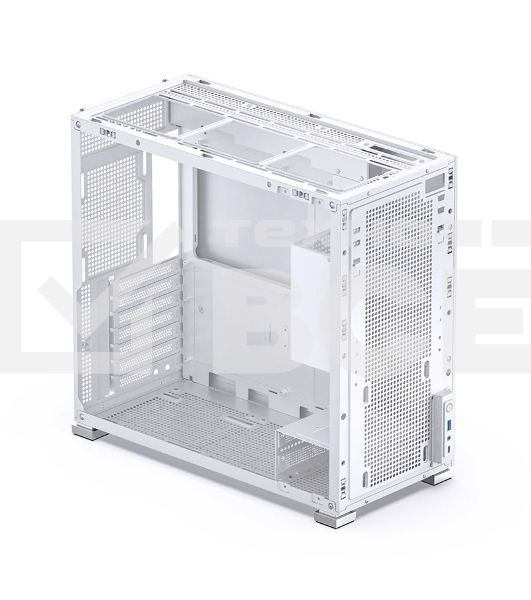 Корпус без блока питания Case JONSBO D41 MESH, Midi-Tower, TG, no fan, 1xUSB-A 3.2 + 1xUSB-C 3.2, ATX, mATX White