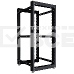 Стойка двухрамная NTSS NTSS-2POR24U/600-1000-BL 24U 550ммx1000мм 600кг черный, фото2
