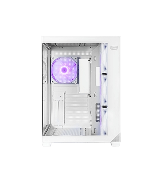 Корпус без блока питания PCCooler C3T700 ARGB WH, Midi-Tower, TG, 4x120мм ARGB, 1xUSB-A 3.0 + 1xUSB-A 2.0 + 1xUSB-C, ATX, mATX, mITX белый