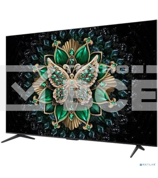 Телевизор TCL 75' 75C6K черный QLED UHD 144Hz Google TV
