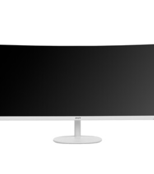 Монитор 34' MSI Pro MP341CQW VA 3440x1440, 100 Гц, 1 мс, 21:9, 300 кд/м2, 2xHDMI, 1xDP, изогнутый, белый