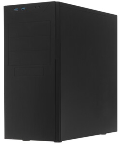 Компьютерный корпус MidiTower Powerman BA833 черный (без блока питания)