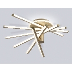 Потолочный светодиодный светильник Ambrella light FL6234 GD золото 96W 3000K-6400K 605*605*200 (ПДУ ИК), фото7
