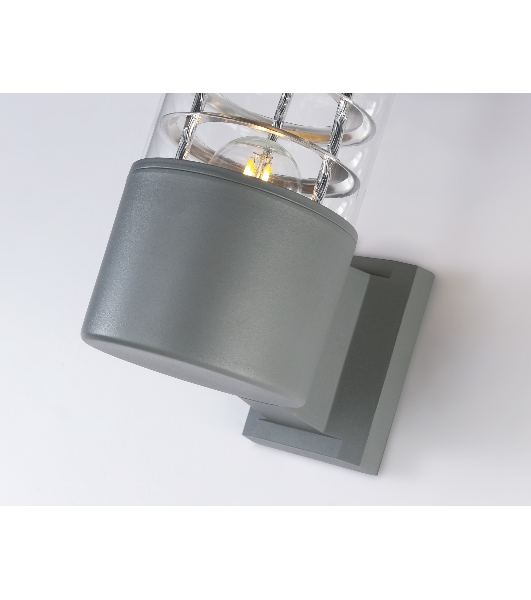 Светильник Ambrella light ST2521 GR/CL серый/прозрачный IP54 E27 max 40W 200*110*155