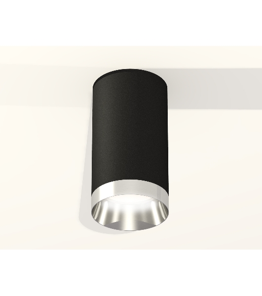 Светильник Ambrella Light XS6323022 SBK/PSL черный песок/серебро полированное MR16 GU5.3 (C6323, N6132)