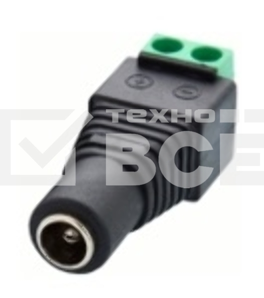 Разъём DC гнездо питания с клеммной колодкой, под винт Adapter-HM