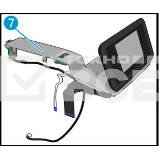 Панель управления (дисплей) в сборе HP DJ T830 MFP (F9A30-67043)