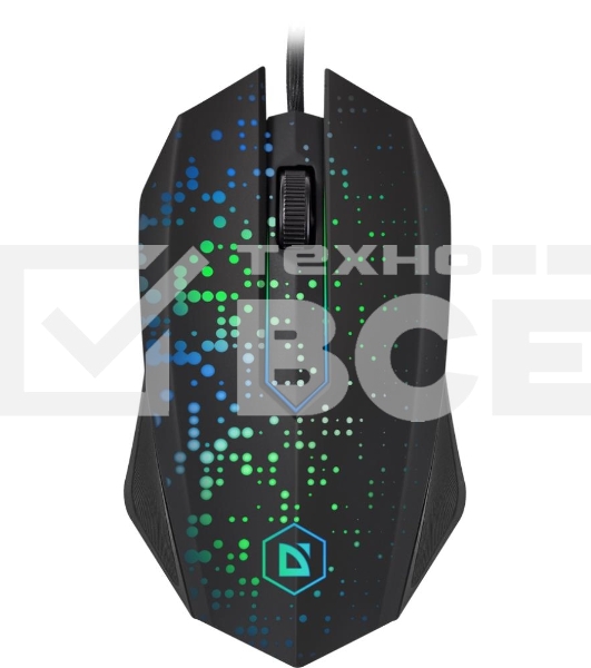 Мышь проводная Defender Event MB-754 черный, 1000 dpi, USB, кнопки - 3