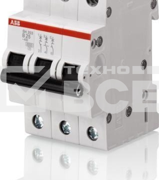 Выключатель автоматический модульный 3п C 32А 6кА SH203 ABB 2CDS213001R0324