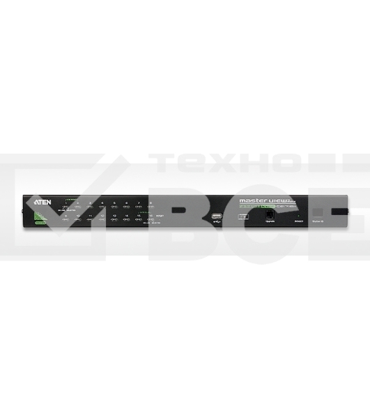 Переключатель KVM ATEN CS1716A-AT-G 16-port, USB, rackmountable, в компл. кабели 2*1.8м