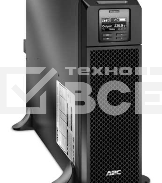 Источник бесперебойного питания APC Smart-UPS SRT SRT5KXLI 4500Вт 5000ВА черный
