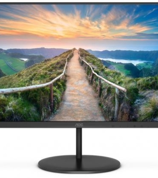 Монитор 27' AOC Q27V4EA IPS 2560x1440, 75 Гц, 4 мс, 16:9, 250 кд/м2, 1xHDMI, 1хDP, черный