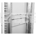 Шкаф телекоммуникационный напольный 42U (600x1000) дверь стекло (3 места), черный, фото9