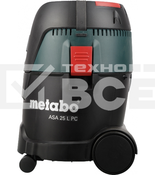 Пылесос строительный Metabo ASA 25 L PC 602014000 Пылесос {1250вт,розетка,ручн.очистка, бак 25л, вес 8.3 кг }