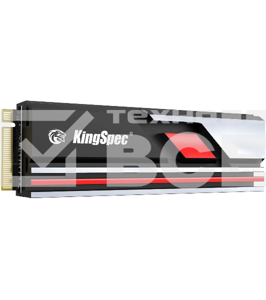 Накопитель SSD KingSpec XG7000-2TB PRO, 2Tb, M.2 2280, PCIe 4.0 x4, NVMe, R/W 7400/6600, с радиатором