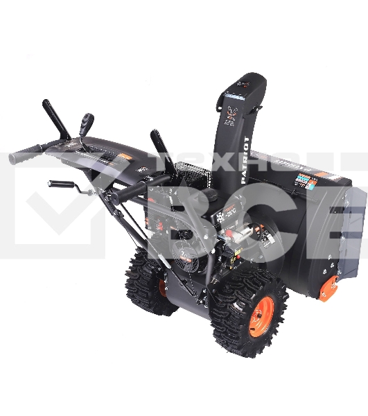 Снегоуборщик PATRIOT PS 707 E, Двигатель 7л.с до -25 °С; 212 сс; Стартер ручной / 220V; LED-фара, Панель c увеличенным диапазоном скоростей 6 вперед /2 назад; Ширина ковша  610мм +100(26