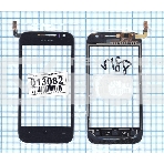 Сенсорное стекло (тачскрин) для Huawei Ascend G302D, черное, фото3