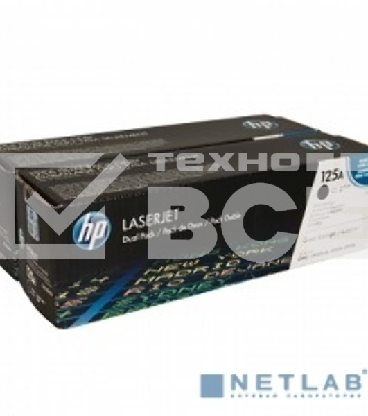 Картридж лазерный HP CB540AD черный двойная упаковка для CLJ CP1215/CP1515/CP1518 2 х 2200стр.