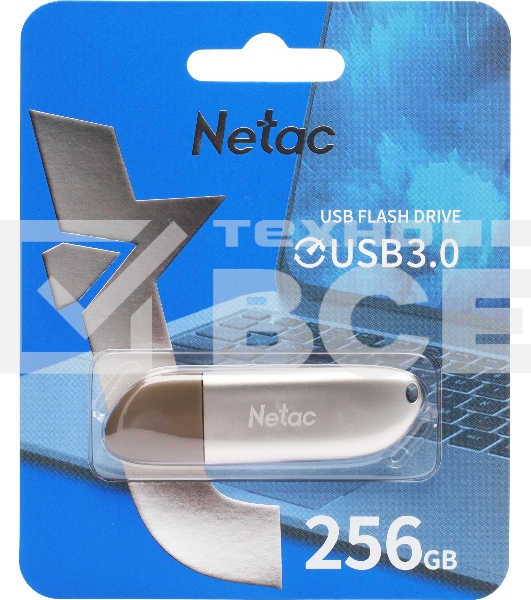 Флеш диск USB Drive Netac U352 USB3.0 256GB, retail version
