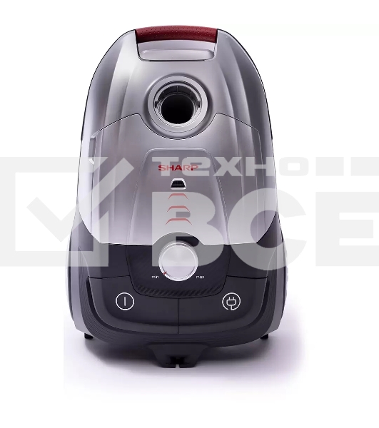 Пылесос Sharp ECJB19RS серебристый, 350/1900 Вт, уборка сухая, пылесборник мешок 2.3 л