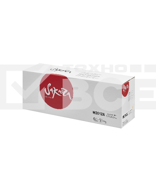 Картридж лазерный Sakura W2012A для HP Color LaserJet Enterprise M856dn/ M776dn/ MFP M776z/ MFP M776zs, желтый, 13000 к.