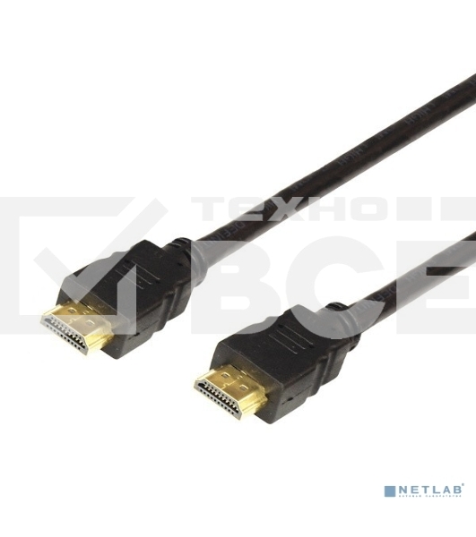 Кабель Rexant HDMI - HDMI 1.4, 5м, Gold