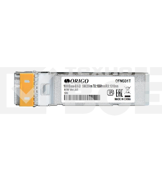 Трансивер OFM331T/ 20KM WDM SFP transceiver, 1000Base-BX-D, 1000Base-BX-D, Tx:1550 nm, Rx:1310 nm, Single-Mode, 20KM