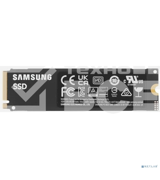 Накопитель SSD Samsung 990 EVO Plus, 4 ТБ, M.2 2280, PCIe 4.0 x4, NVMe 2.0, R/W 7250/6300