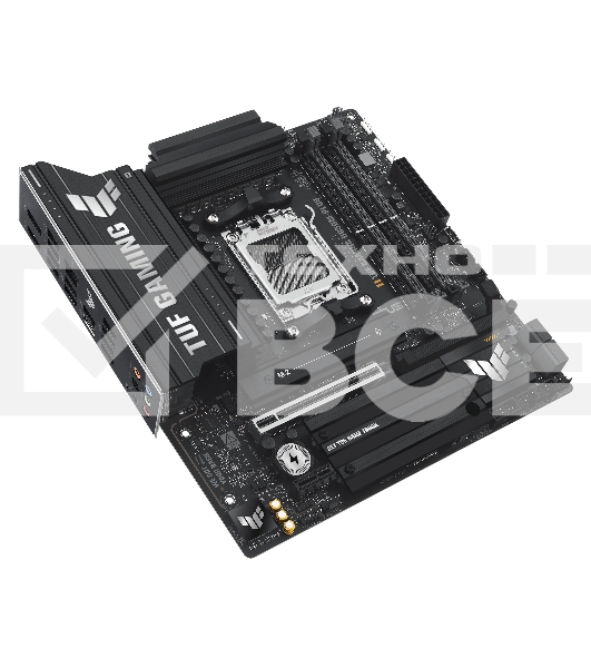Материнская плата ASUS TUF Gaming B850M-Plus, AM5, AMD B850, 4xDDR5, 4xSATA, 3xM.2, 1xPCIe 5.0 x16, 1xPCIe 4.0 x4, 1xPCIe x1, 1xDP, 1xHDMI, 1x2.5Gb LAN, 4xUSB 2.0, 4xUSB 3.2 Gen 1, 3xUSB 3.2 Gen 2, 1xUSB-C, 3x3.5 мм, 7.1, mATX