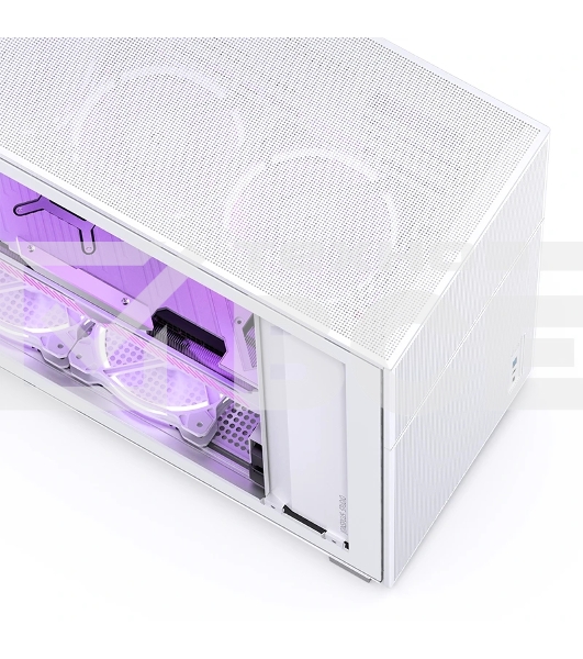 Корпус без блока питания Case JONSBO D41 MESH, Midi-Tower, TG, no fan, 1xUSB-A 3.2 + 1xUSB-C 3.2, ATX, mATX White