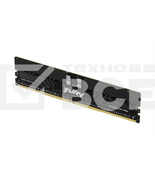Оперативная память Kingston Fury Renegade Pro Black, DDR5, 16GB (1x16GB), 6000 MHz, CL32, ECC, RDIMM