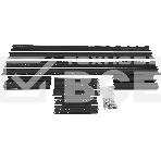 Стойка двухрамная NTSS NTSS-2POR24U/600-1000-BL 24U 550ммx1000мм 600кг черный, фото 1