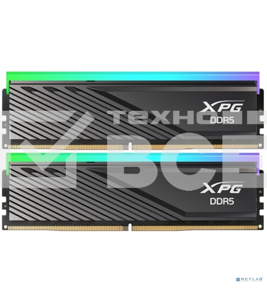 Оперативная память XPG Lancer Blade, DDR5, 32GB (2x16GB), 6000MHz, CL30, DIMM, с радиаторами, RGB, черный
