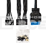 Компьютерный корпус Minitower ExeGate BAA-408U-UNS350 (mATX, БП UNS350 с вент. 12см, 2хUSB/1хUSB 3.0, HD Audio, черный), фото5