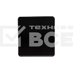 Выключатель Kranz ROUND 1 кл проходной (переключатель) 10А с/у оникс, фото 1